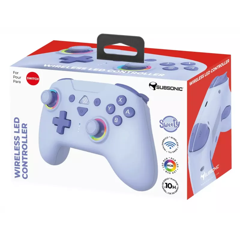 Comando Subsonic 147436 azul RF Nintendo Switch sem fios bateria 10h