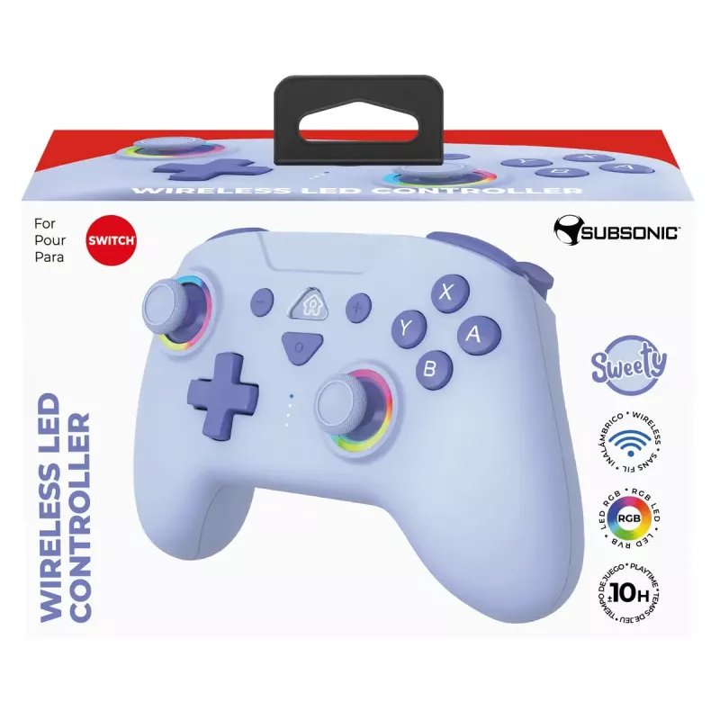 Comando Subsonic 147436 azul RF Nintendo Switch sem fios bateria 10h