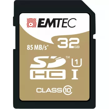 Cartão de memória Emtec 32 GB SDHC Class 10 ECMSD32GHC10GP