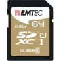 Cartão de memória Emtec 64 GB SDXC Class 10 ECMSD64GXC10GP