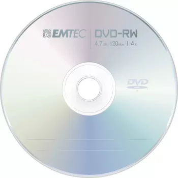 DVD-RW Emtec ECOVRW47104CB 4,7 GB 10 unid.