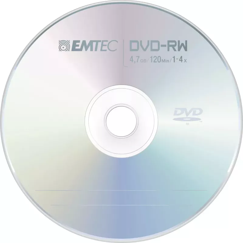 DVD-RW Emtec ECOVRW47104CB 4,7 GB 10 unid.
