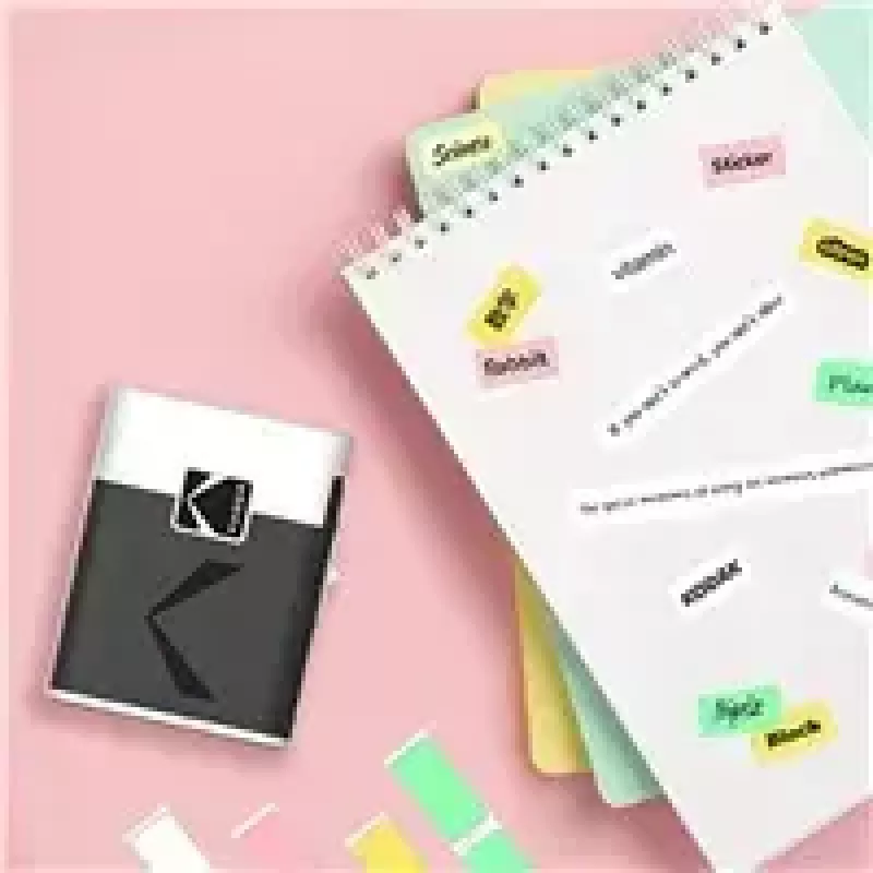Rolos de etiquetas Kodak KOICRGM5012P12 — pack de 12 rolos, etiquetas térmicas