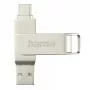 Hama C-Rotate Pro pen drive USB 128 GB USB Type-A / USB Type-C 3.2 Gen 1 (3.1 Gen 1) prateado