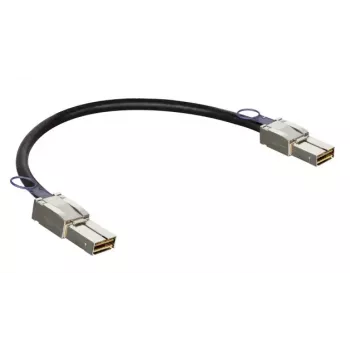Cabo de rede D-Link CXP 120G, 0,5 m, ficha CXP–ficha CXP, preto