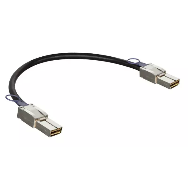 Cabo de rede D-Link CXP 120G, 0,5 m, ficha CXP–ficha CXP, preto