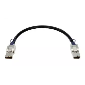 Cabo de rede D-Link CXP 120G, 0,5 m, ficha CXP–ficha CXP, preto