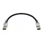 Cabo de rede D-Link CXP 120G, 0,5 m, ficha CXP–ficha CXP, preto