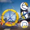 Guia de cabos Extralink Pilot 3,8 mm 25 m fibra ótica FRP amarelo
