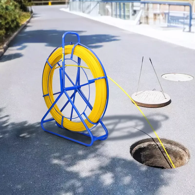 Guia de cabos Extralink Pilot 3,8 mm 25 m fibra ótica FRP amarelo