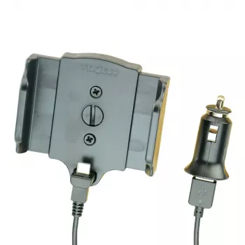 Adaptador carregador de automóvel para telemóvel/smartphone KRAM Fix2Car — alimentação por isqueiro, preto