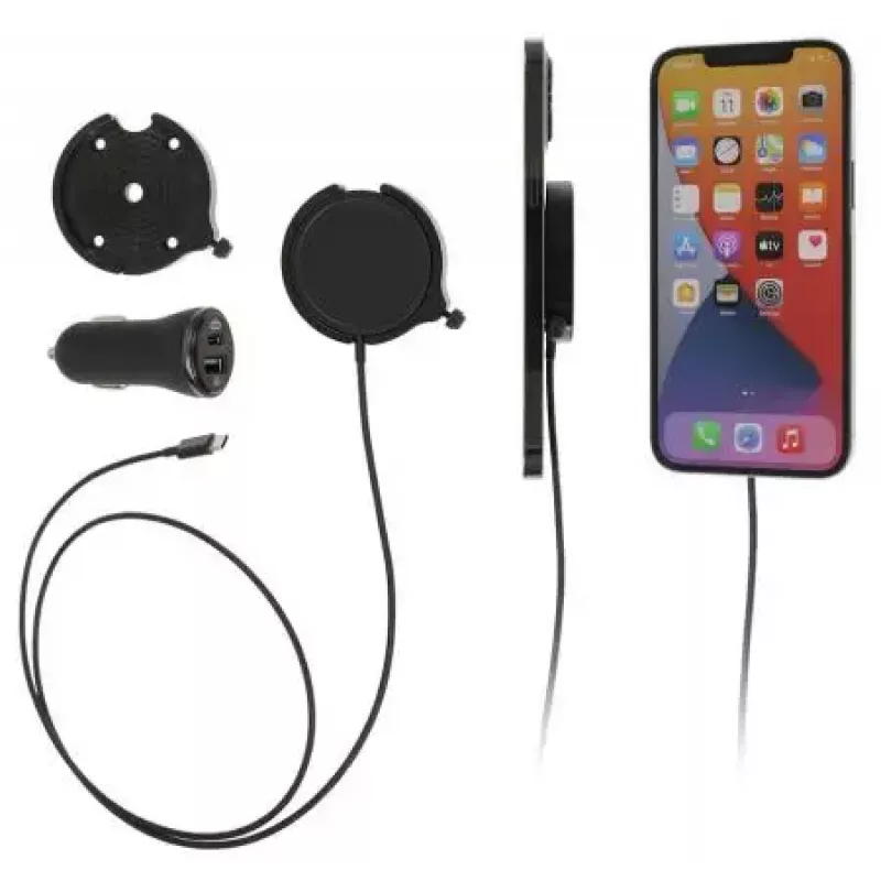 Suporte ativo Brodit 216324 para telemóvel smartphone preto