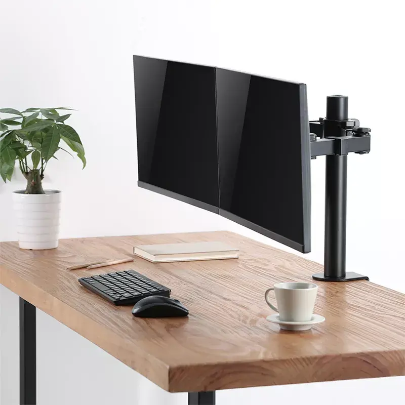 Suporte para monitor LogiLink BP0106 32 polegadas Secretária Preto