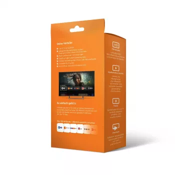 Dongle HD+ Smart TV HDMI 4K Ultra HD Android preto 32GB