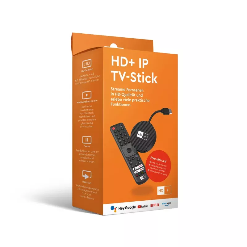 Dongle HD+ Smart TV HDMI 4K Ultra HD Android preto 32GB