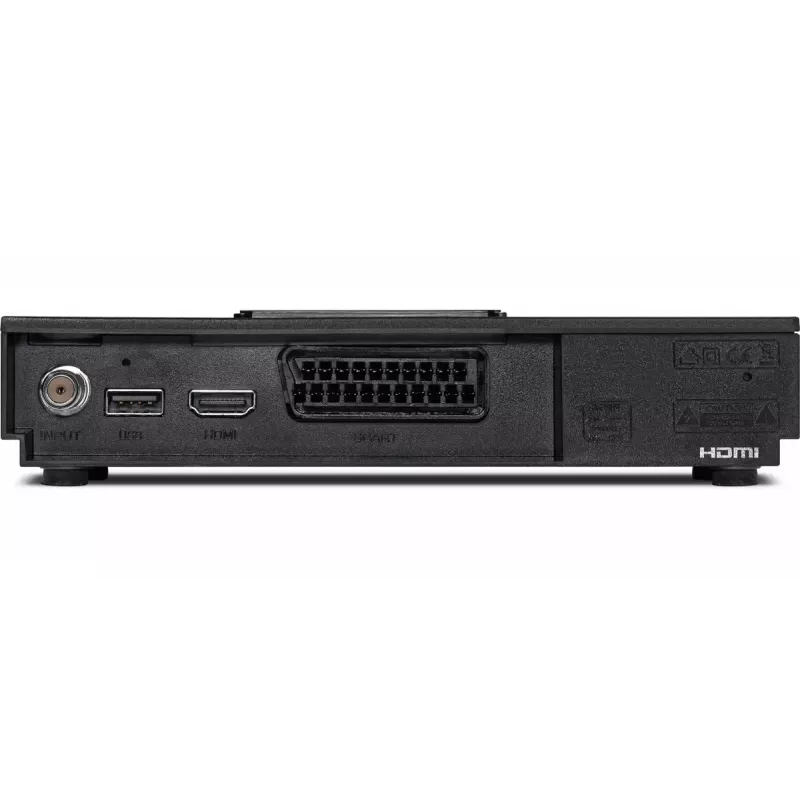Recetor de cabo TechniSat HD-C 233 preto DVB-C 1 sintonizador