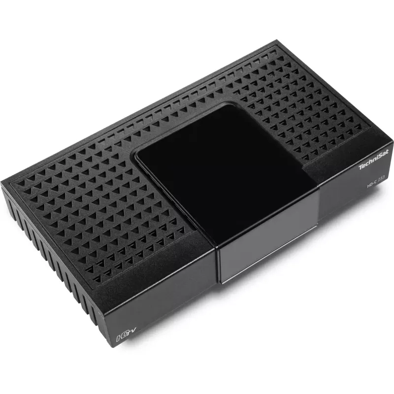 Recetor de cabo TechniSat HD-C 233 preto DVB-C 1 sintonizador