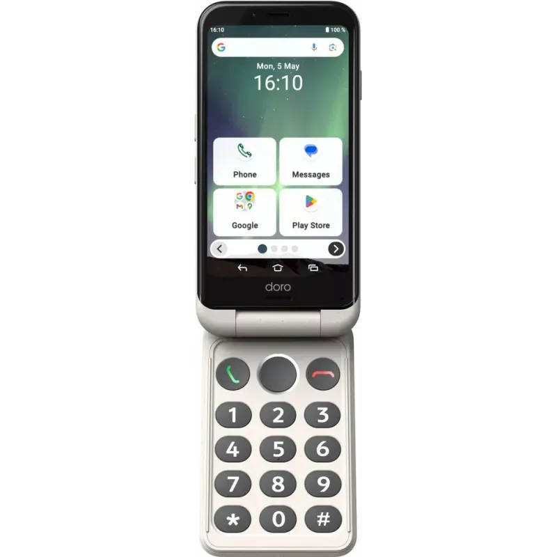 Smartphone Doro Aurora A20 4.5 polegadas 4 GB 64 GB preto branco