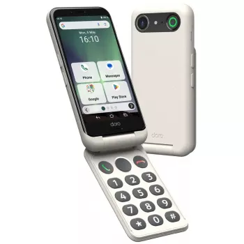 Smartphone Doro Aurora A20 4.5 polegadas 4 GB 64 GB preto branco