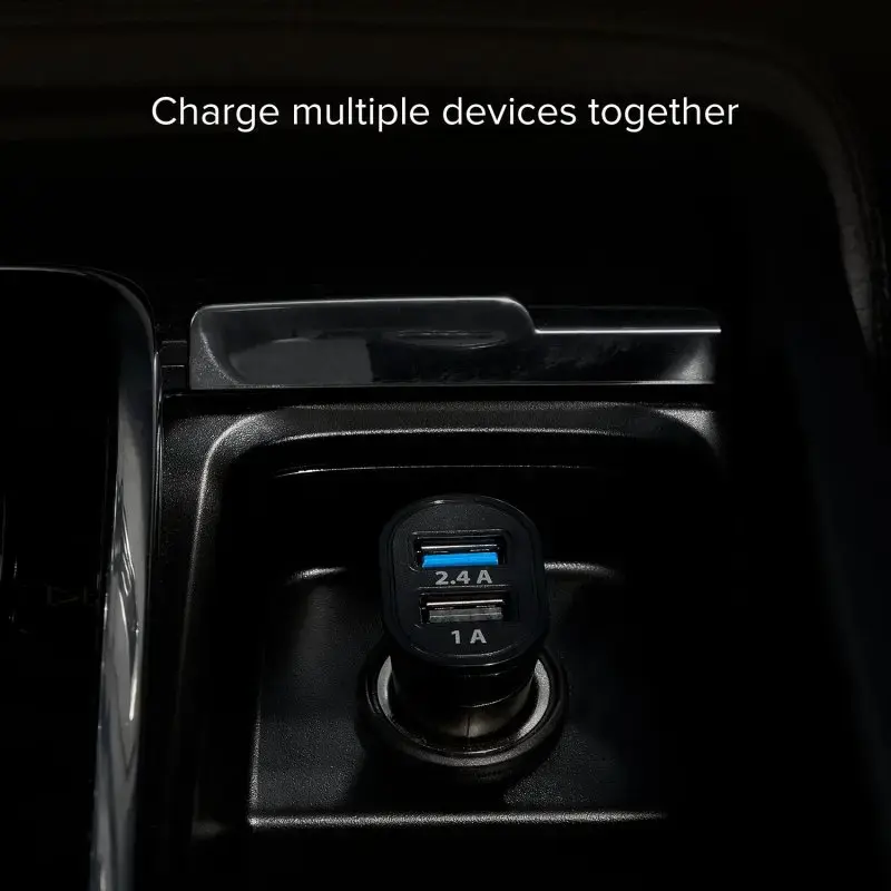 Carregador de automóvel SBS Mobile TECR2USB24AFAST — carregador USB para automóvel, alimentação por isqueiro, universal, preto