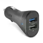Carregador de automóvel SBS Mobile TECR2USB24AFAST — carregador USB para automóvel, alimentação por isqueiro, universal, preto