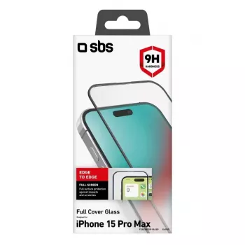 Proteção de ecrã SBS TESCRFCIP1567P para iPhone 15 Pro Max transparente