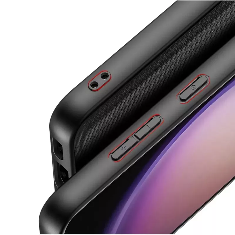 Capa para telemóvel Nevox StyleShell NYLO Samsung Galaxy S24 Plus preta 16,8 cm