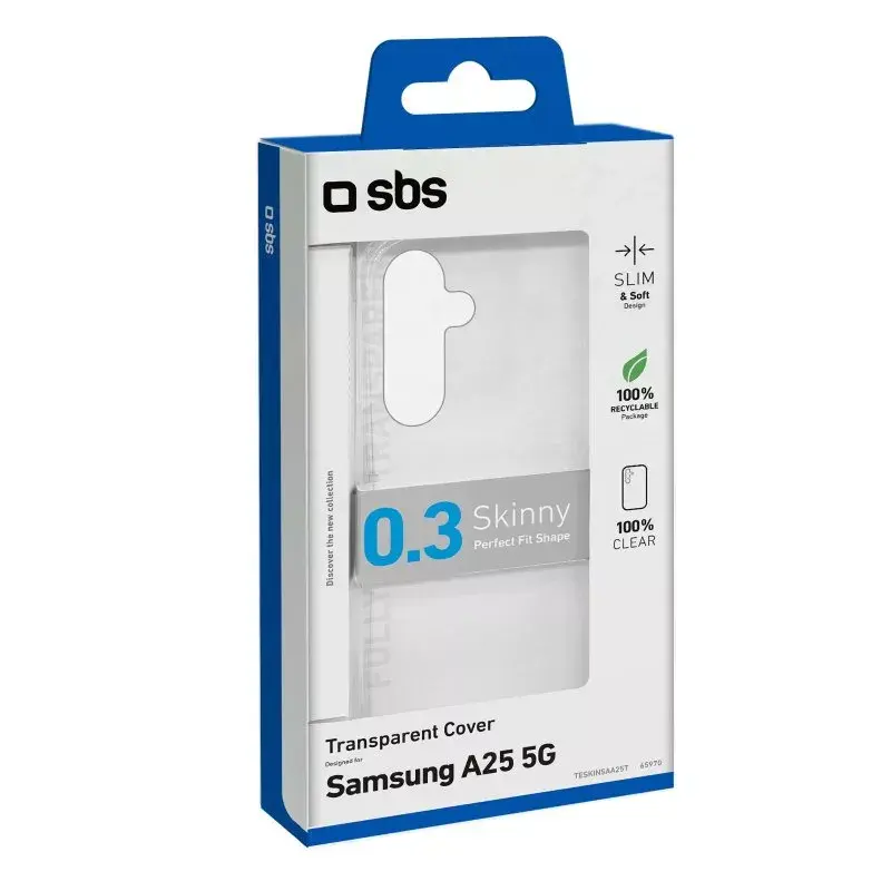 Capa SBS TESKINSAA25T para Samsung Galaxy A25/A24 6,5 polegadas transparente