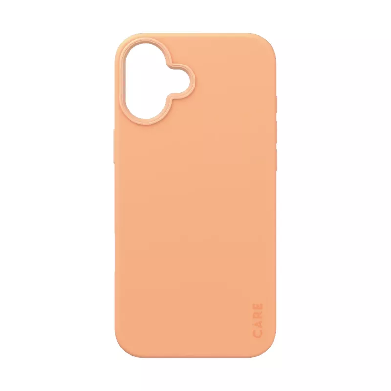 Capa PanzerGlass CARE by ® capa moderna Peachy com MagSafe iPhone 16 Plus transparente