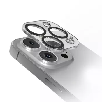 Proteção de ecrã e objetiva de câmara SBS TECAMGLIP16PK para iPhone 16 Pro/Pro Max resistente a riscos transparente