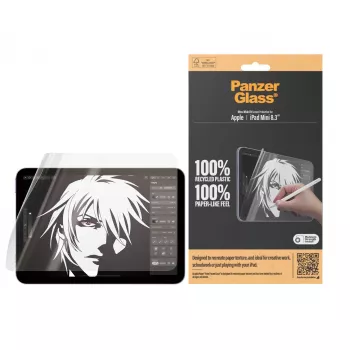 Película de proteção de ecrã PanzerGlass ® GraphicPaper® iPad Mini 8.3'' (2021, 2024) | Ultra-Wide Fit