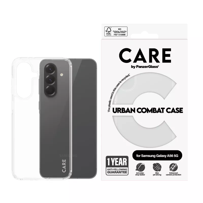 Capa PanzerGlass CARE™ by ® Urban Combat transparente Samsung Galaxy A56 5G