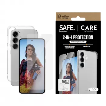 PanzerGlass CARE by Fashion conjunto 2 em 1 Samsung Galaxy S25+