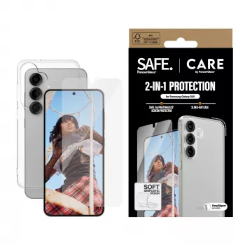 PanzerGlass CARE by Fashion conjunto 2 em 1 Samsung Galaxy S25