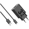 Motorola TurboPower 33W Auscultadores, headset, telemóvel, smartphone preto carregamento rápido CA interior