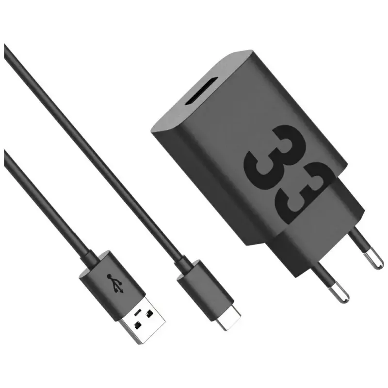 Motorola TurboPower 33W Auscultadores, headset, telemóvel, smartphone preto carregamento rápido CA interior