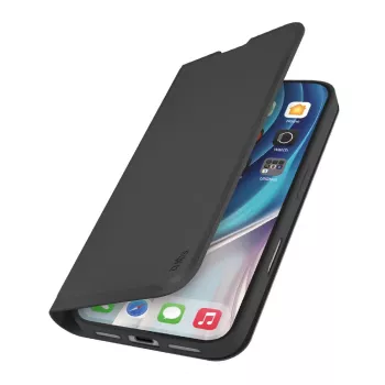 Capa carteira SBS TEWALIP1763PK para iPhone 17 Pro preta com função de suporte
