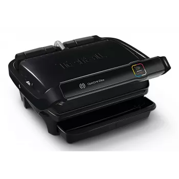 Grelhador de contacto Tefal OptiGrill Elite GC7508 preto termoplástico retangular