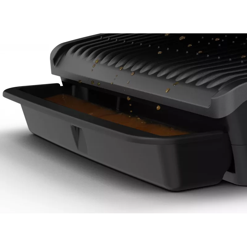 Grelhador de contacto Tefal OptiGrill Elite GC7508 preto termoplástico retangular