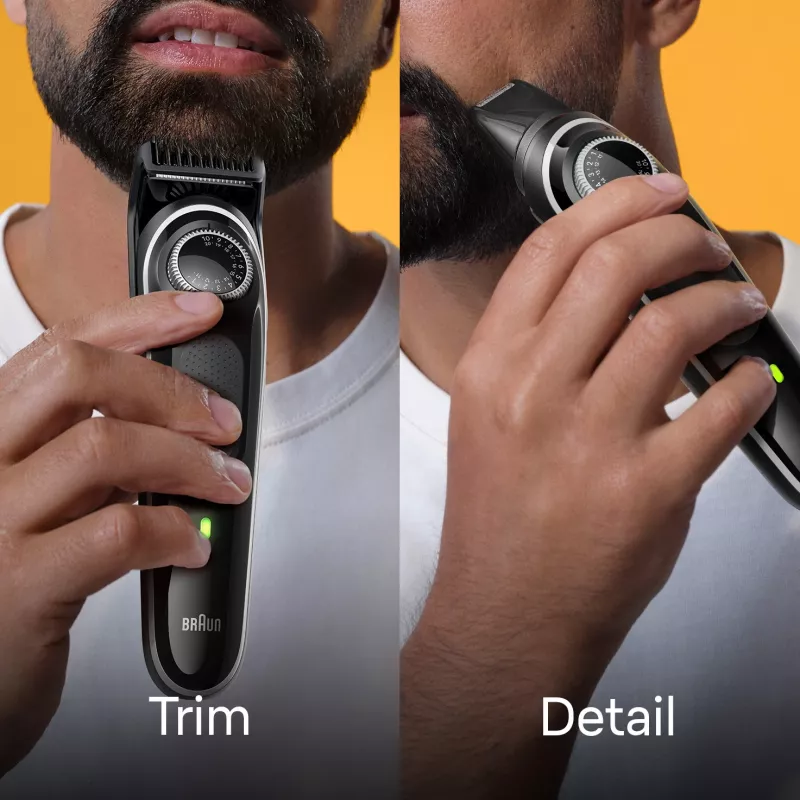 Aparador de barba Braun BeardTrimmer 3 BT3440, lavável, pilha, preto