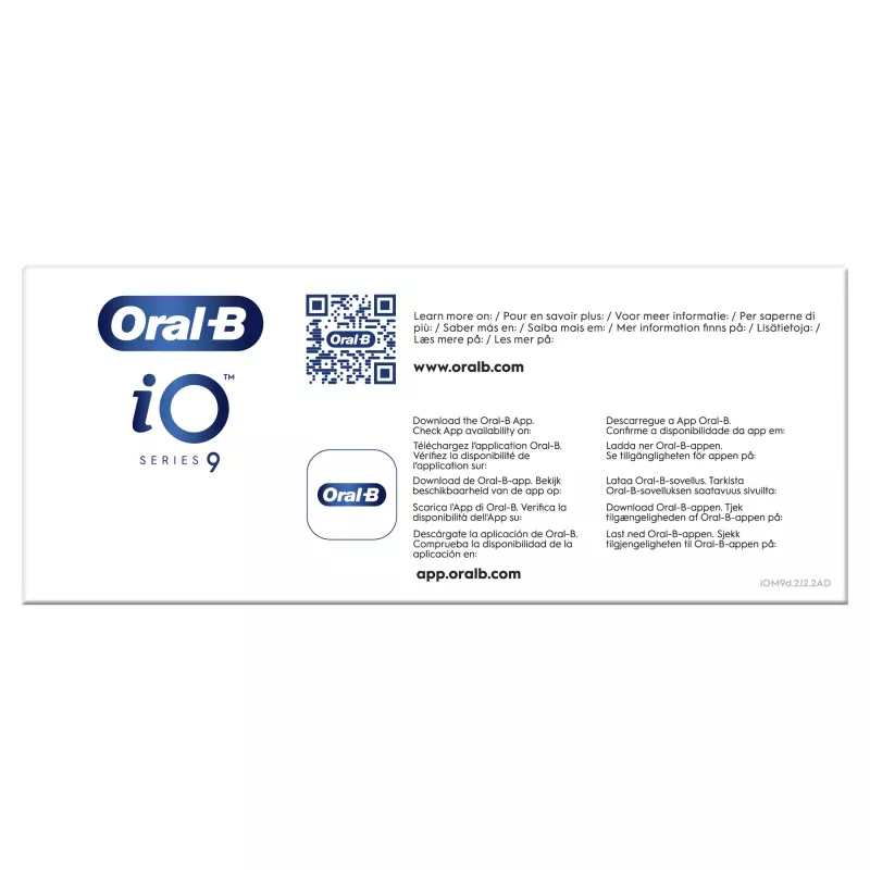 Escova de dentes rotativa-oscilante Oral-B iO 80363731 preto prateado adulto cuidados gengivas sensível branqueamento