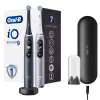 Escova de dentes rotativa-oscilante Oral-B iO 80363731 preto prateado adulto cuidados gengivas sensível branqueamento