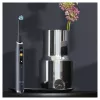 Escova de dentes rotativa-oscilante Oral-B iO 80363731 preto prateado adulto cuidados gengivas sensível branqueamento