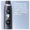 Escova de dentes rotativa-oscilante Oral-B iO 80363731 preto prateado adulto cuidados gengivas sensível branqueamento