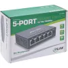 Switch de rede Gigabit InLine 5 portas, 1 Gb/s, desktop, caixa metálica, sem ventoinha