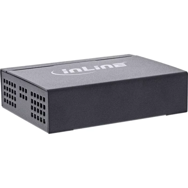 Switch de rede Gigabit InLine 5 portas, 1 Gb/s, desktop, caixa metálica, sem ventoinha