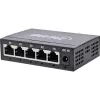Switch de rede Gigabit InLine 5 portas, 1 Gb/s, desktop, caixa metálica, sem ventoinha
