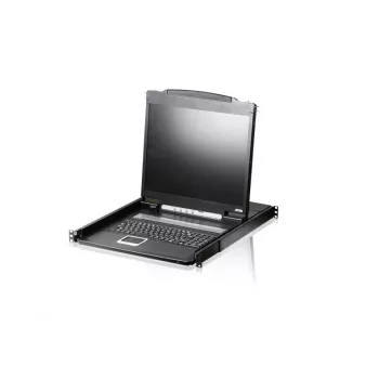 Consola de rack ATEN CL1000N 48,3 cm (19 polegadas) preta 1U