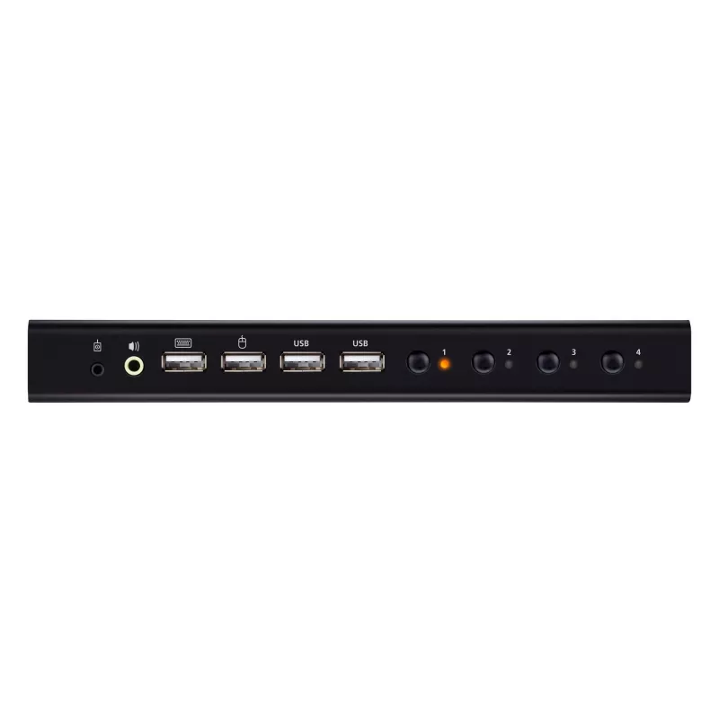 Switch KVMP ATEN 4 portas USB 4K HDMI teclado rato vídeo USB