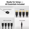 Switch KVMP ATEN 4 portas USB 4K HDMI teclado rato vídeo USB